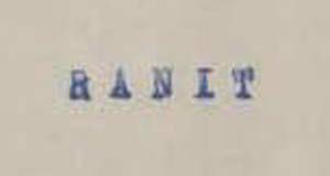 R A N I T Device mark 559129 Trademark