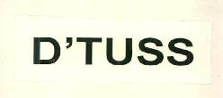 D'tuss Device mark 3006793 Trademark