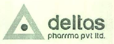 Deltas Pharrma Pvt Ltd. (device Of Triangle) Device mark 3005367 Trademark