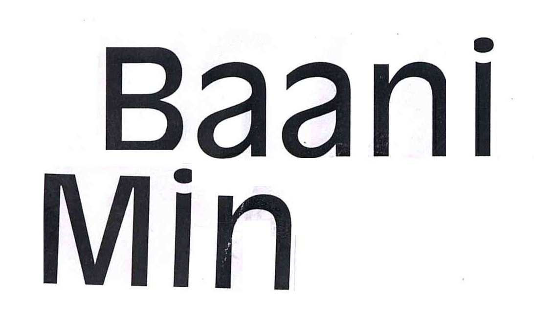 Baani Min (logo) Device mark 3006257 Trademark