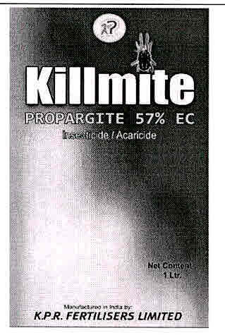 Killmite Device mark 3012345 Trademark