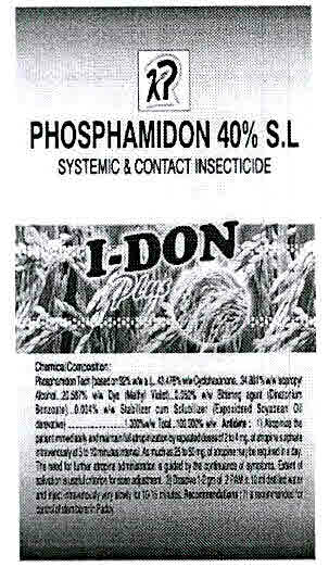 Phosphamidon 40% S.l Device mark 3012347 Trademark