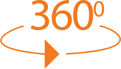 360° With Device Of Arrow Device mark 3014163 Trademark