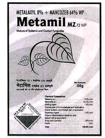 Metamil Mz 72wp Device mark 3012384 Trademark