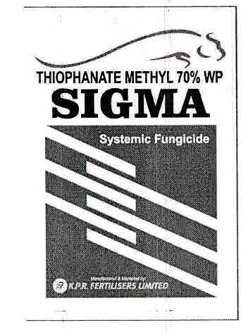 Thiophanate Methyl 70% Wp Sigma Device mark 3012388 Trademark