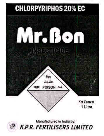 Mr.bon Insecticide Device mark 3012393 Trademark