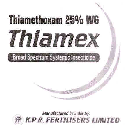 Thiamex Thiamethoxam 25% Wg Device mark 3012404 Trademark