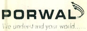 Porwal We Understand Your World...... Device mark 3012983 Trademark