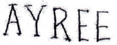 Ayree Device mark 3020741 Trademark