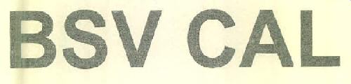 Bsv Cal Device mark 3022582 Trademark