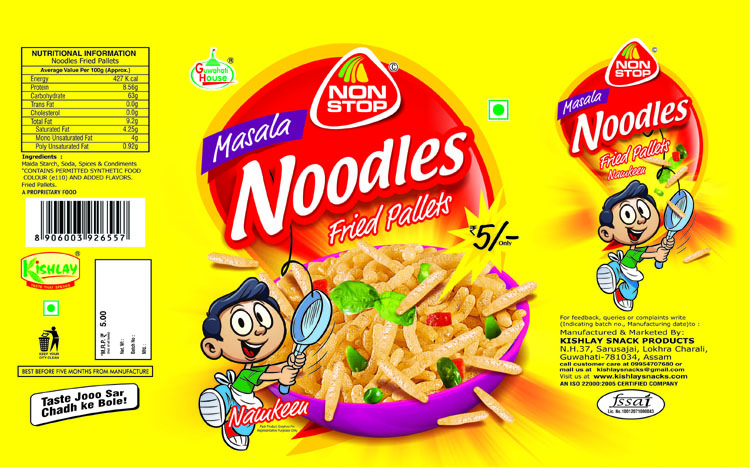 Non Stop Noodles Device mark 3022122 Trademark