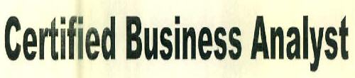 Certified Business Analyst Device mark 3022633 Trademark
