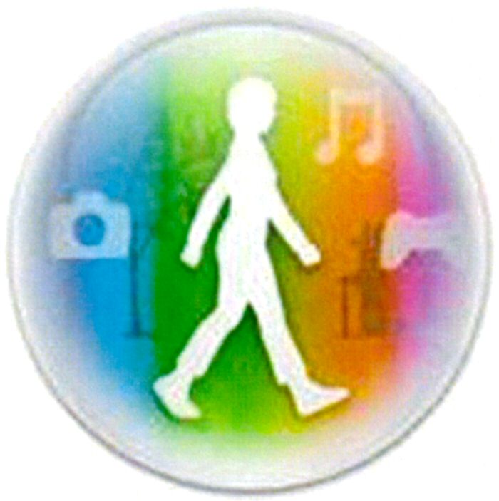 Device Of Man Under The Circle. Device mark 3029453 Trademark