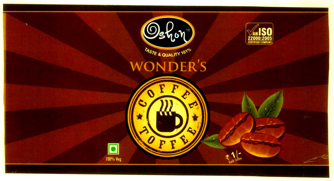 Wonder's Coffee Toffee Device mark 3000753 Trademark