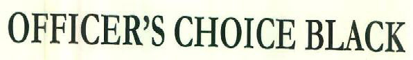 Officer's Choice Black Device mark 3000114 Trademark