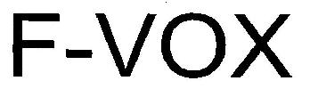 F-vox Device mark 3001463 Trademark