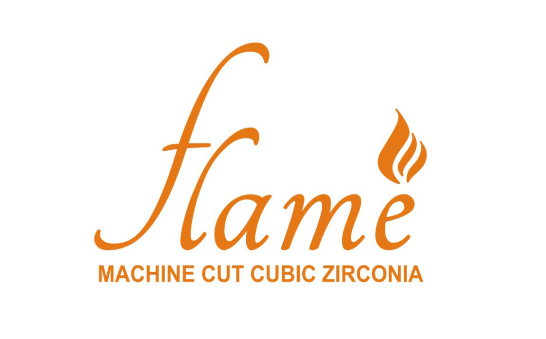 Flame Machine Cut Cubic Zirconia Device mark 3004108 Trademark