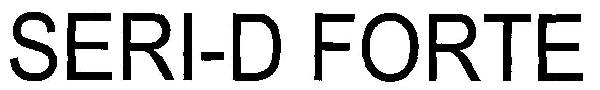 Seri-d Forte Device mark 3001476 Trademark