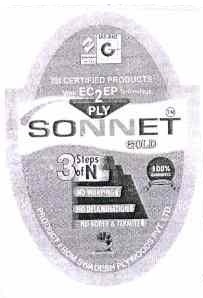 Sonnet Gold, Device Of Geometrical Miscellaneous Device mark 3038663 Trademark