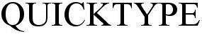 Quicktype Device mark 3002799 Trademark