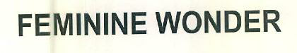Feminine Wonder Device mark 3045017 Trademark