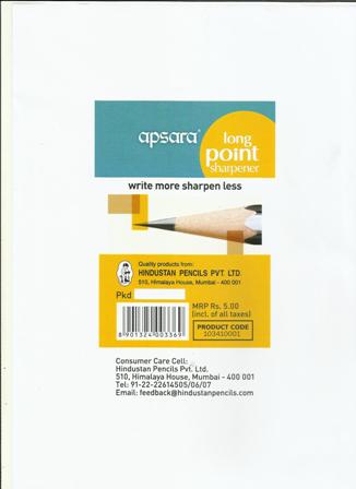 Apsara Long Point Sharpener Device mark 3038668 Trademark