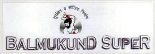 Balmukund Super (device) Device mark 3001638 Trademark