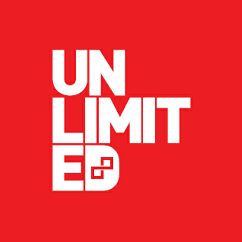 Unlimited Logo In White Font On Red Background Device mark 3007960 Trademark