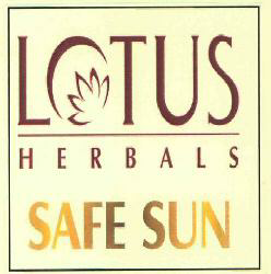 Lotus Herbals Safe Sun Device mark 3008865 Trademark