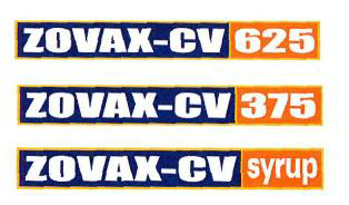 Zovax-cv 625 Zovax-cv 375 Zovax-cv Syrup (series Of 3) Device mark 3010055 Trademark