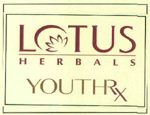 Lotus Herbals Youthrx Device mark 3008871 Trademark