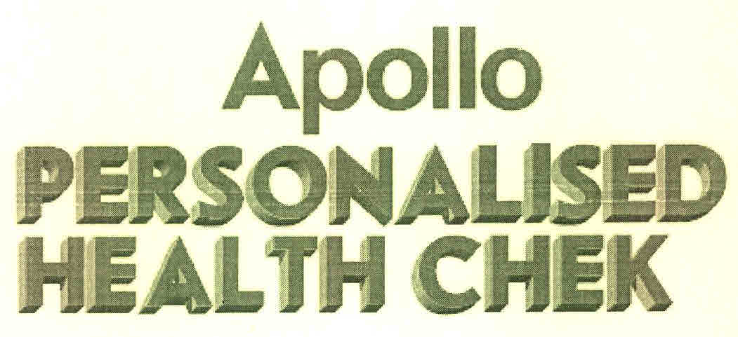 Apollo Personalised Health Chek Device mark 3045409 Trademark