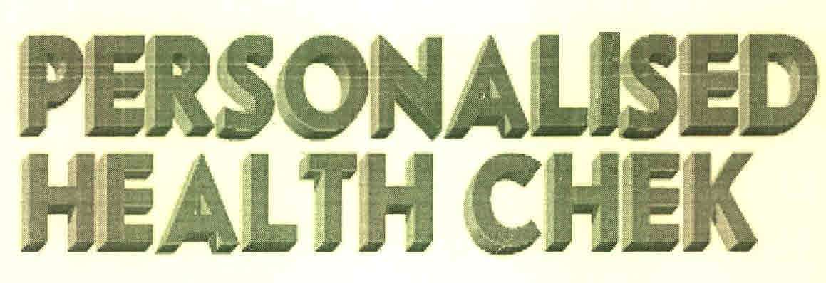 Personalised Health Chek Device mark 3045410 Trademark