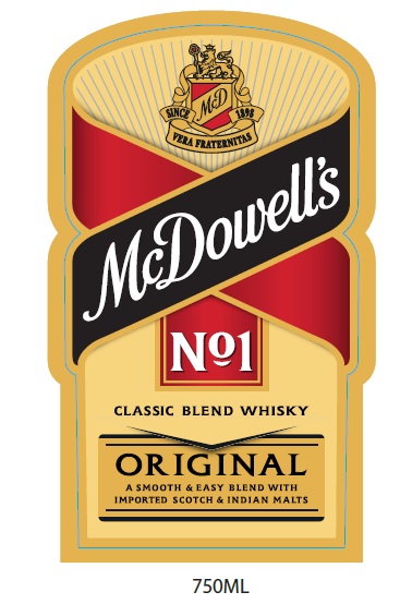 Mcdowell's No.1 Classic Blend Whisky Device mark 3009742 Trademark