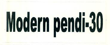 Modern Pendi-30 Device mark 3010795 Trademark