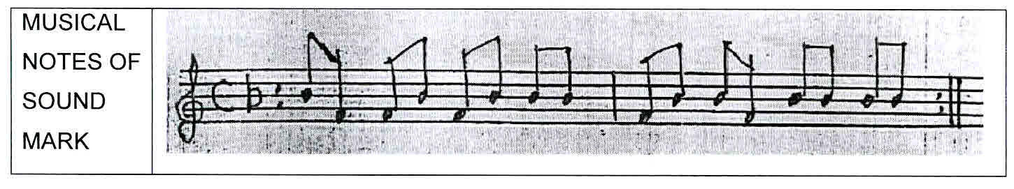 Sound Mark Device mark 3044834 Trademark