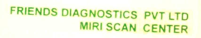 Friends Diagnostics Pvt Ltd Miri Scan Center Device mark 3053107 Trademark