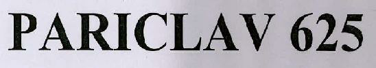 Pariclav 625 Device mark 3018804 Trademark