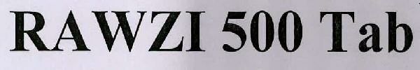 Rawzi 500 Tab Device mark 3018806 Trademark