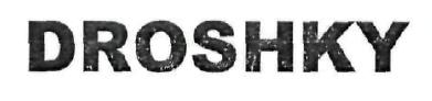 Droshky (label) Device mark 3018394 Trademark