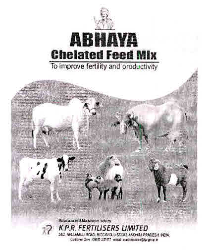 Abhaya Chelated Feed Mix (device Of Cow) Device mark 3017662 Trademark