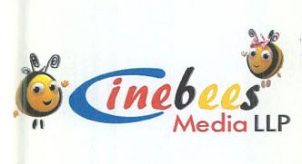 Cinebees Media Llp Device mark 3018407 Trademark