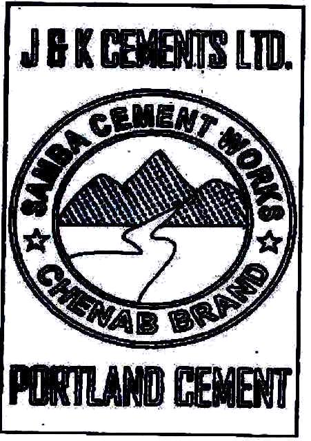 Device Of Mountain & Road In Circle With Letters Samba Cement Works, Chenabbrand Device mark 3019756 Trademark