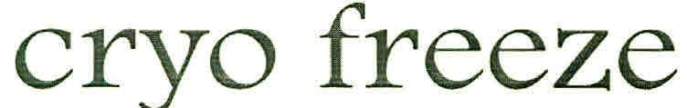 Cryo Freeze Device mark 3023923 Trademark