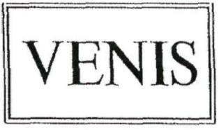 Venis (label) Device mark 3024888 Trademark