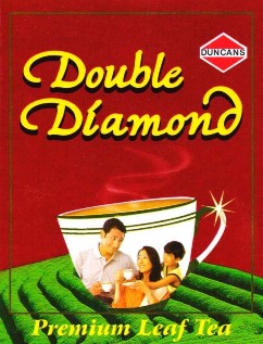 Duncans Double Diamond Premium Leaf Tea (label) Device mark 3023543 Trademark