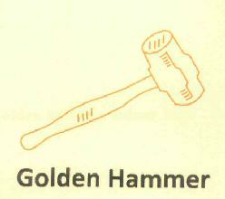 Golden Hammer Device mark 3027077 Trademark