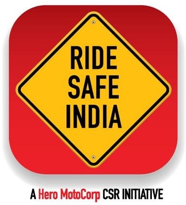 Ride Safe India (logo) And Tagline Device mark 3026670 Trademark