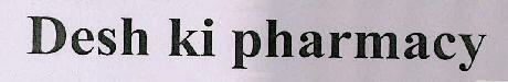 Desh Ki Pharmacy Device mark 3031536 Trademark