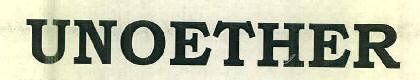 Unoether Device mark 3053950 Trademark